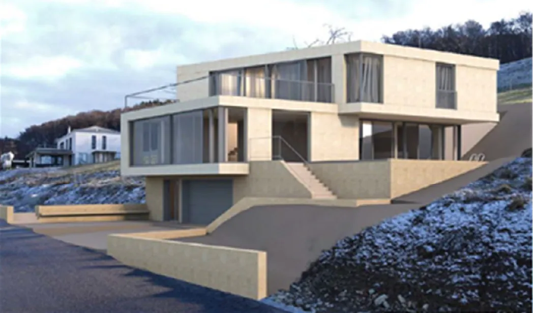 Ansicht: Neubau EFH