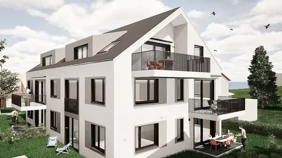 Ansicht: Neubau MFH, 5 Wohnungen