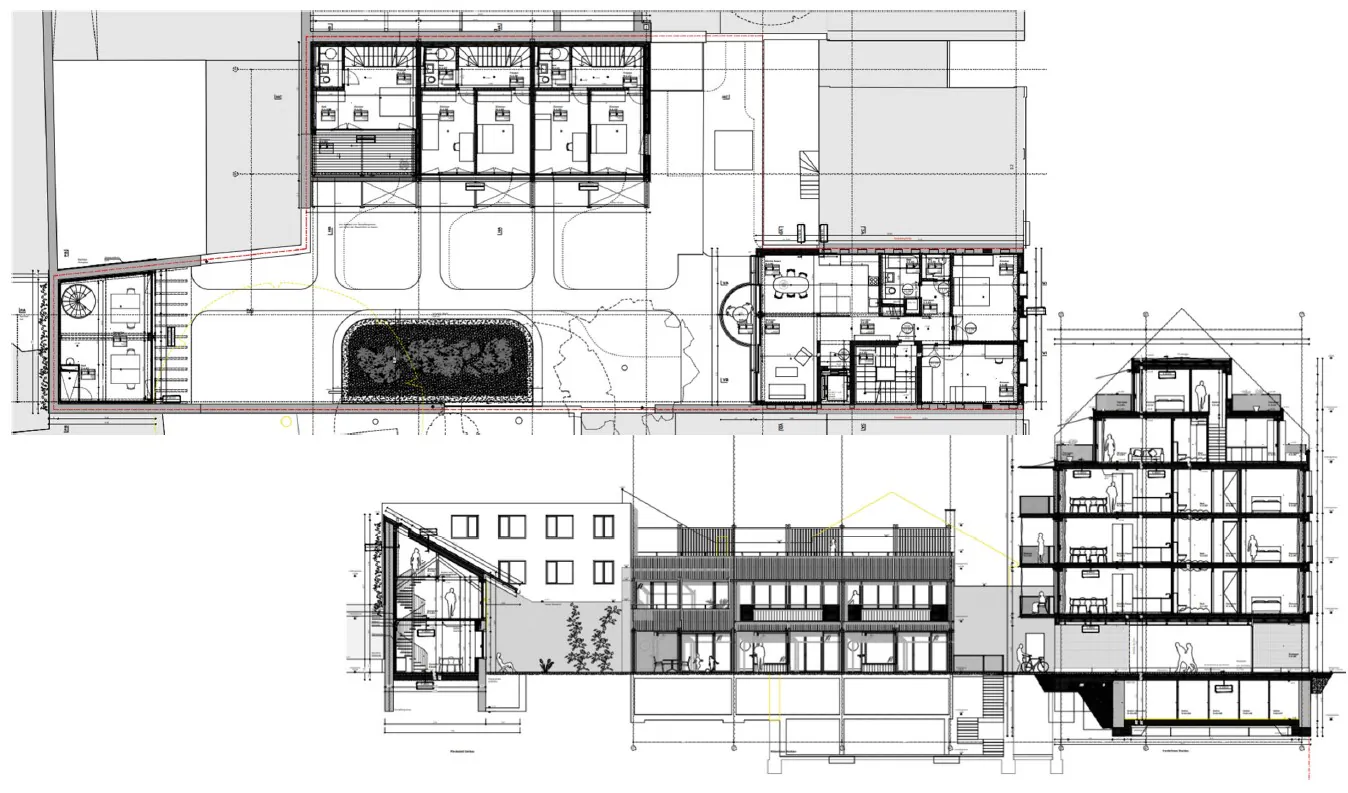 Ansicht: UMBAU / NEUBAU