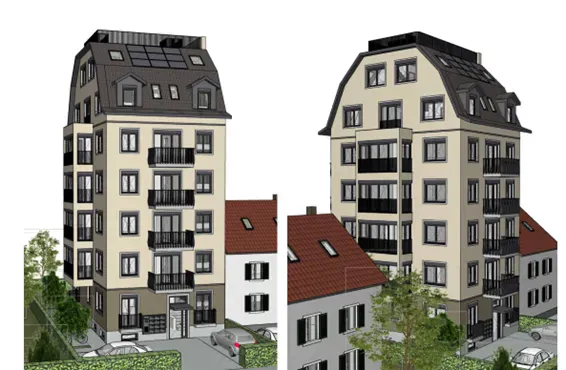 Ansicht: Neubau MFH