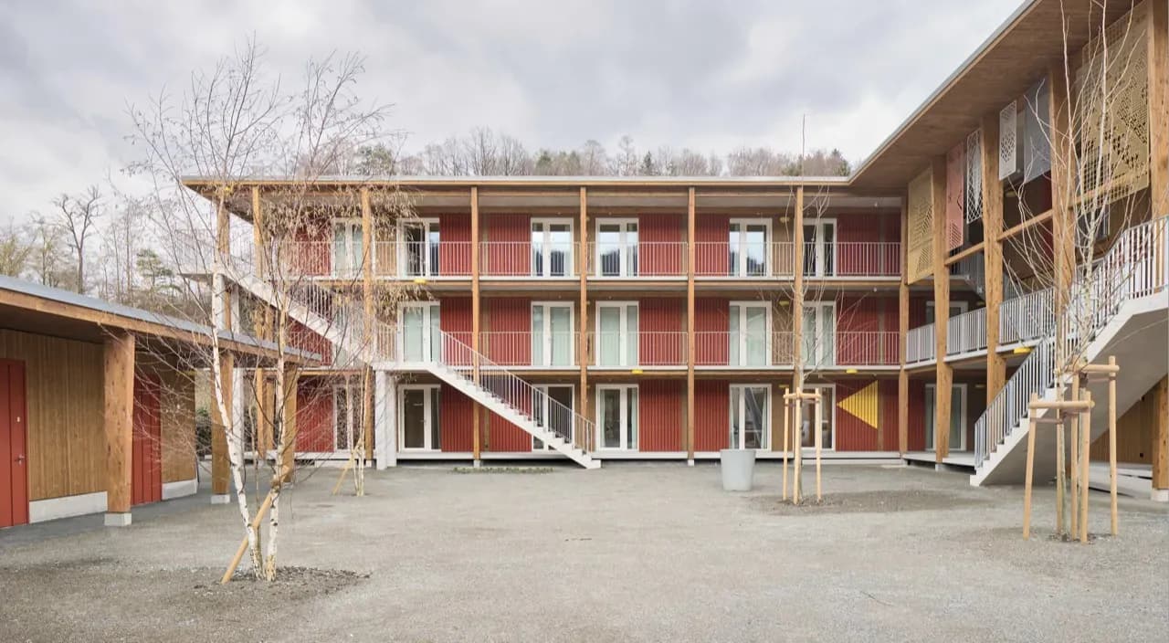 Ansicht: Ersatzneubau Asylzentrum