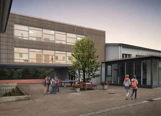 Ansicht: Neubau Primarschulhaus