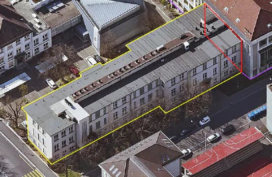 Ansicht: Rückbau Institut Anorganische Chemie